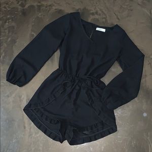 Black Abercrombie & Fitch Romper